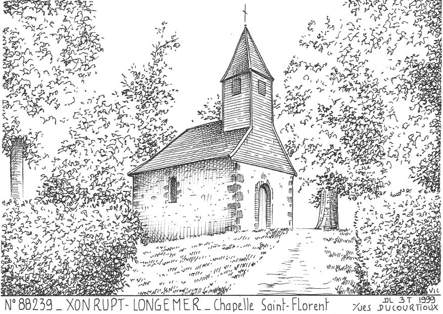 N 88239 - XONRUPT LONGEMER - chapelle st florent
