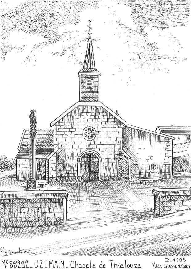 N 88292 - UZEMAIN - chapelle de thi�louze