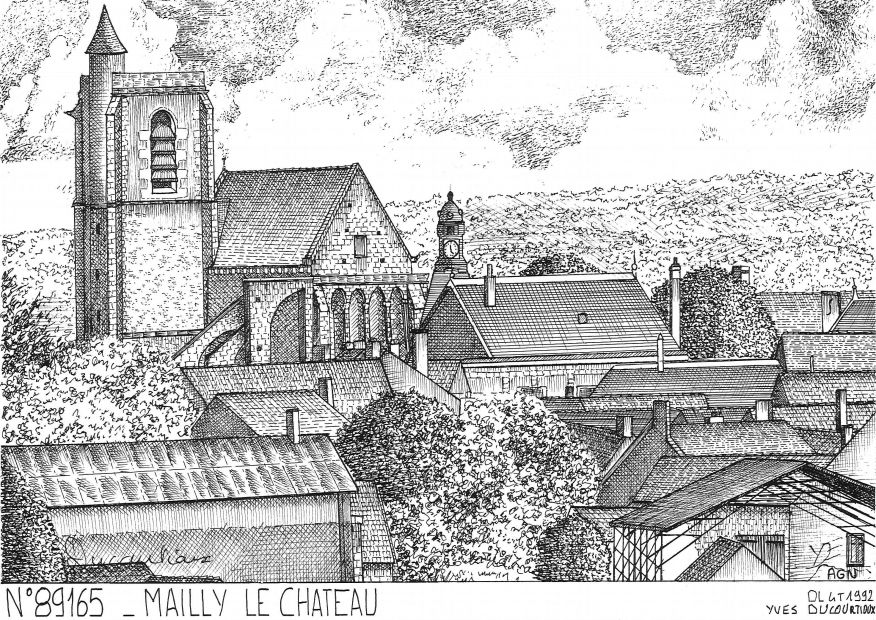 N 89165 - MAILLY LE CHATEAU - vue