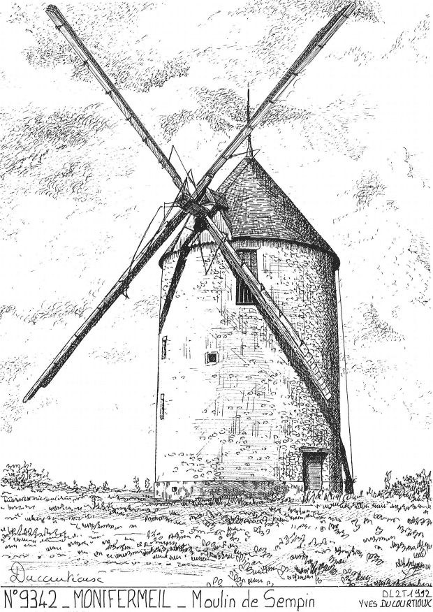 N 93042 - MONTFERMEIL - moulin de sempin