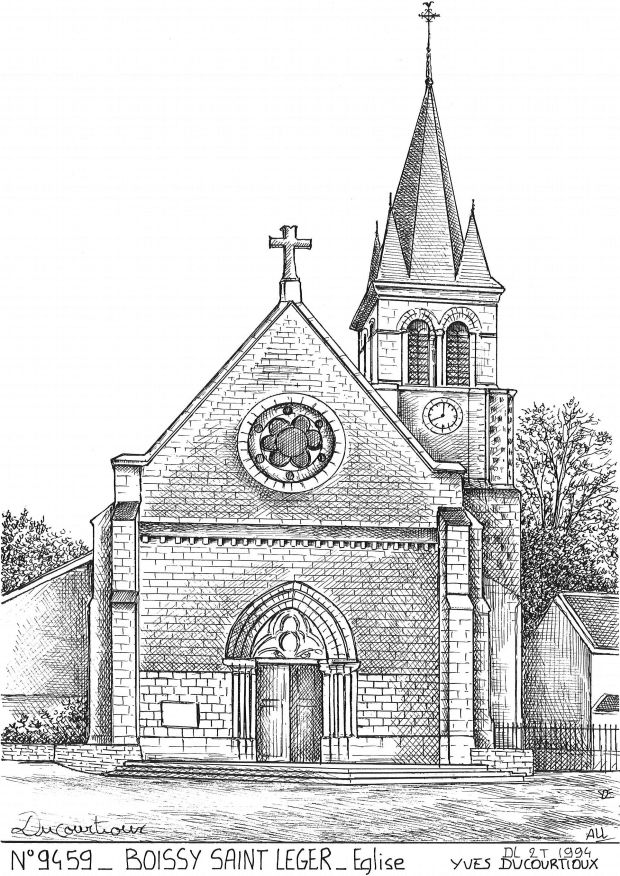 N 94059 - BOISSY ST LEGER - �glise