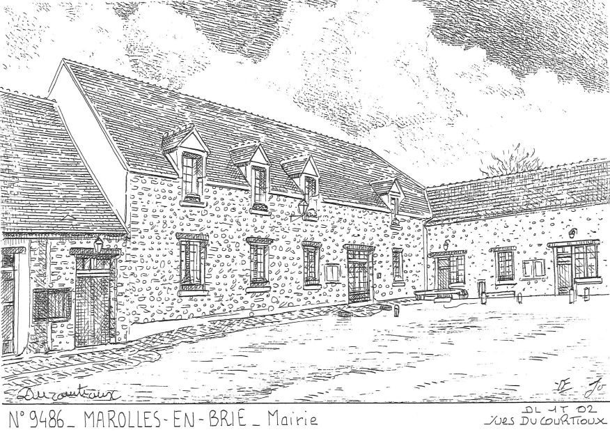 N 94086 - MAROLLES EN BRIE - mairie