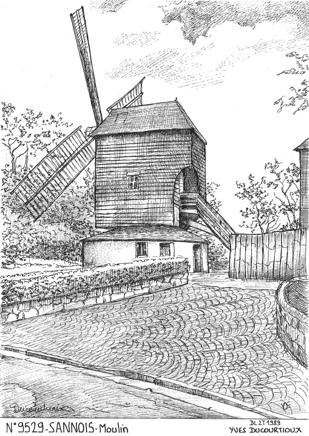 N 95029 - SANNOIS - moulin