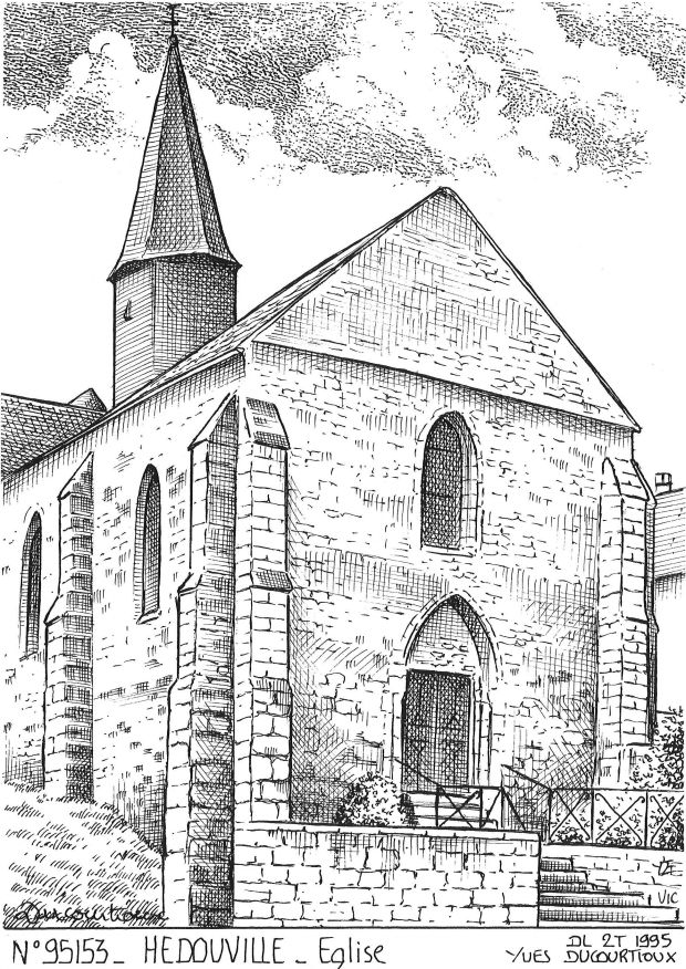 N 95153 - HEDOUVILLE - �glise