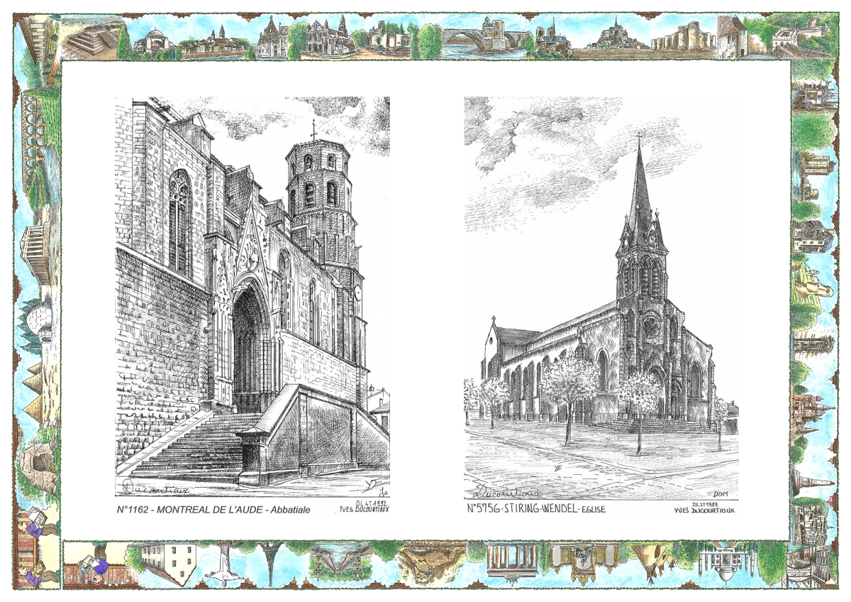 MONOCARTE N 11062-57056 - MONTREAL - coll�giale / STIRING WENDEL - �glise