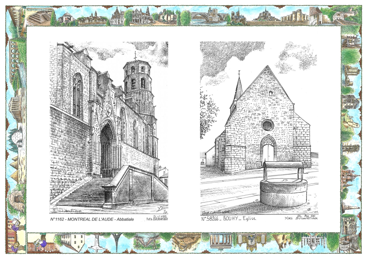 MONOCARTE N 11062-58266 - MONTREAL - coll�giale / BOUHY - �glise