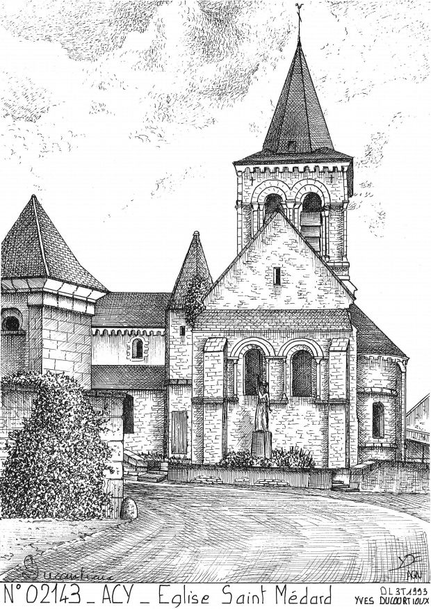 N 02143 - ACY - glise st mdard