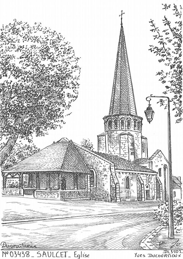 N 03438 - SAULCET - église