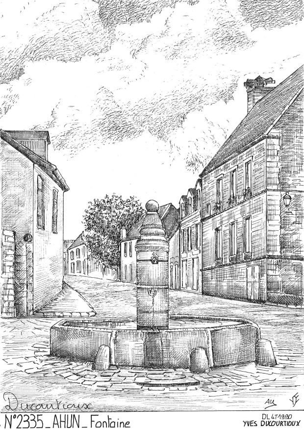 N 23035 - AHUN - fontaine