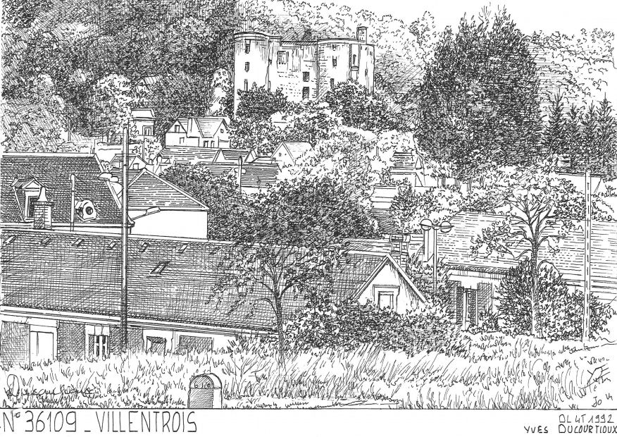 N 36109 - VILLENTROIS - vue