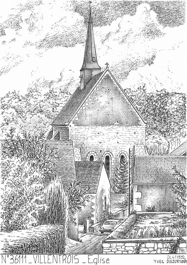 N 36111 - VILLENTROIS - glise