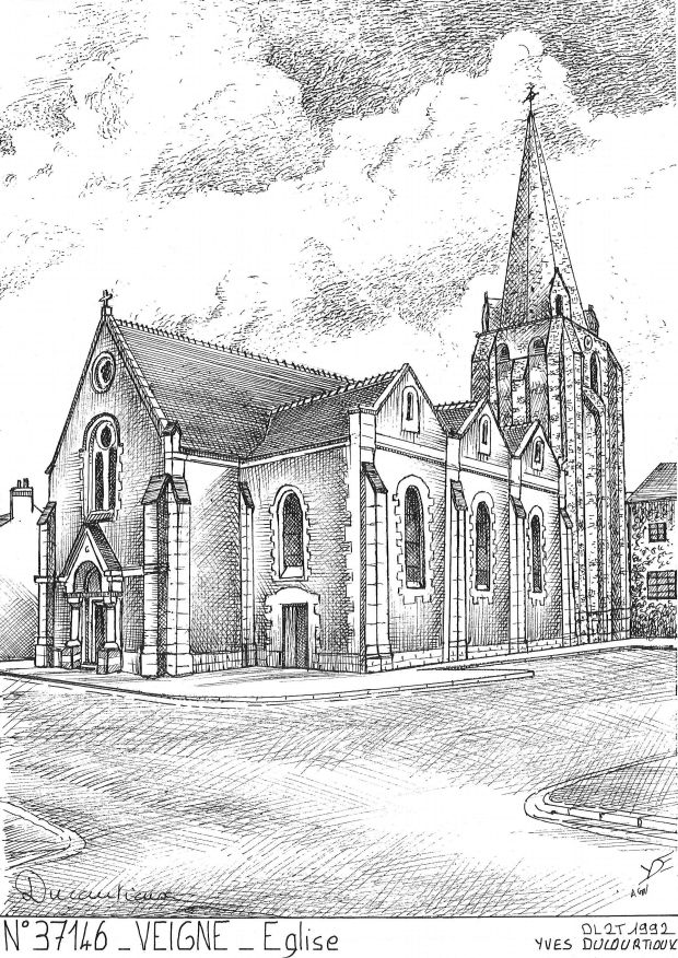 N 37146 - VEIGNE - église