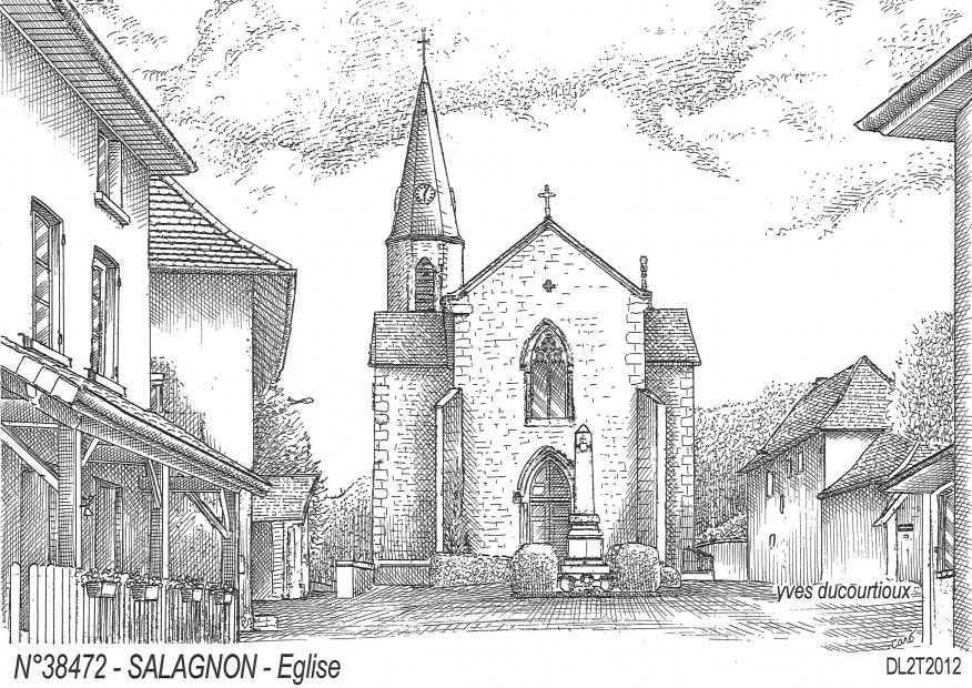 N 38472 - SALAGNON - église