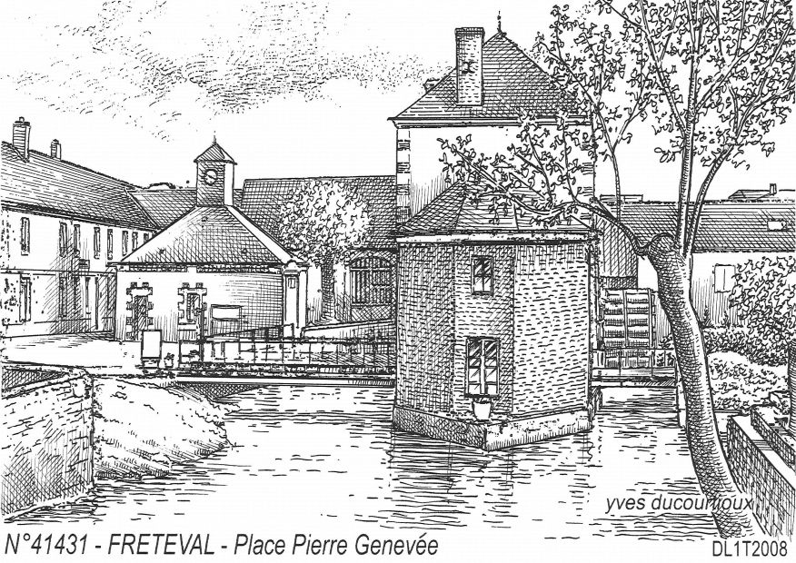 N 41431 - FRETEVAL - place pierre genevée
