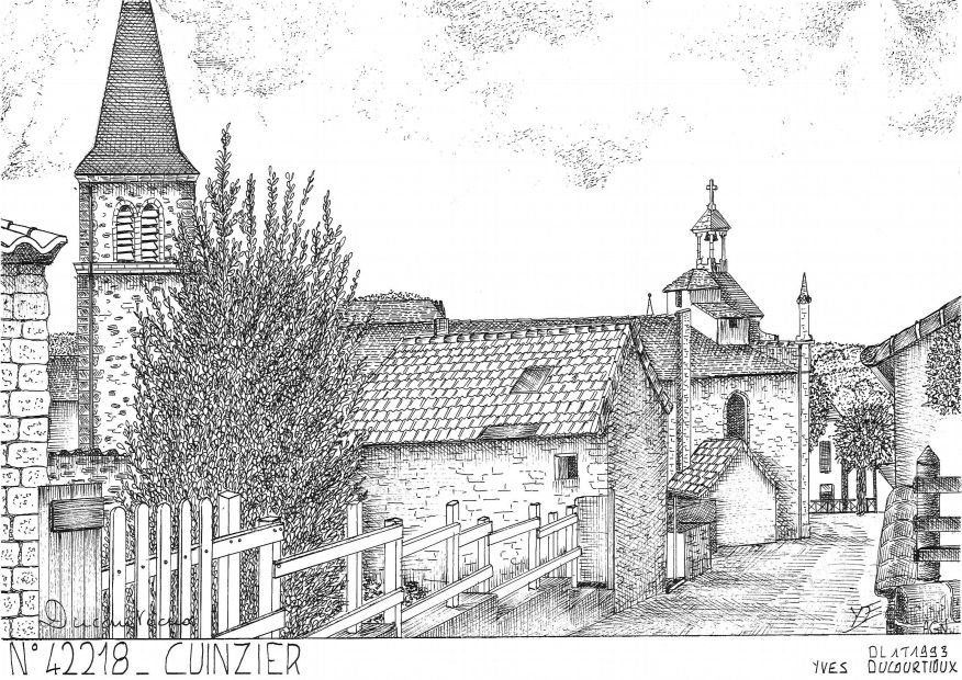N 42218 - CUINZIER - vue