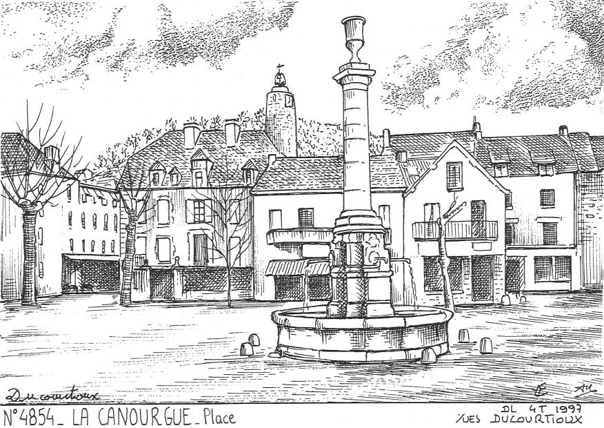 N 48054 - LA CANOURGUE - place
