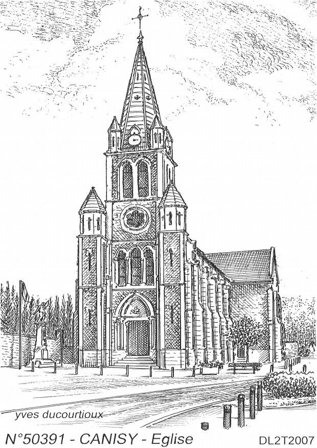 N 50391 - CANISY - église