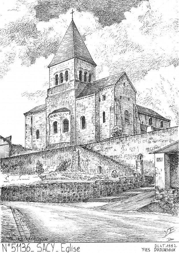 N 51136 - SACY - glise