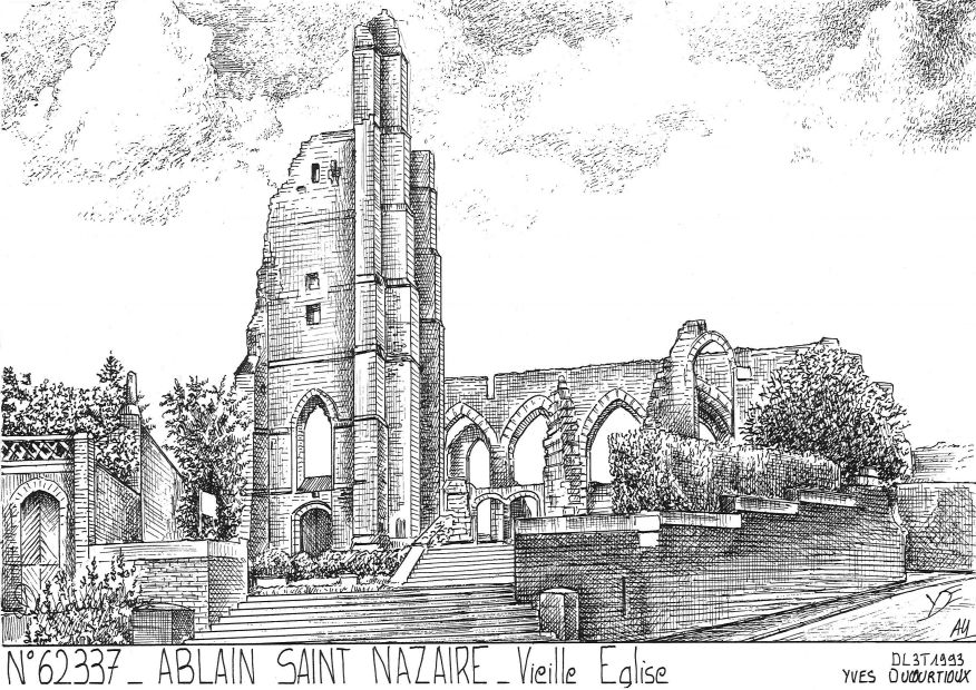 N 62337 - ABLAIN ST NAZAIRE - vieille glise