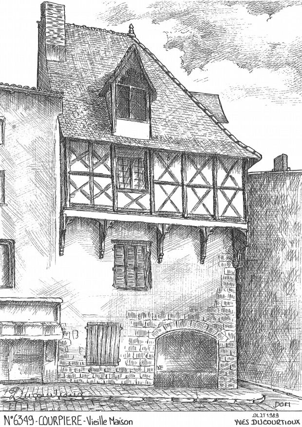 N 63049 - COURPIERE - vieille maison