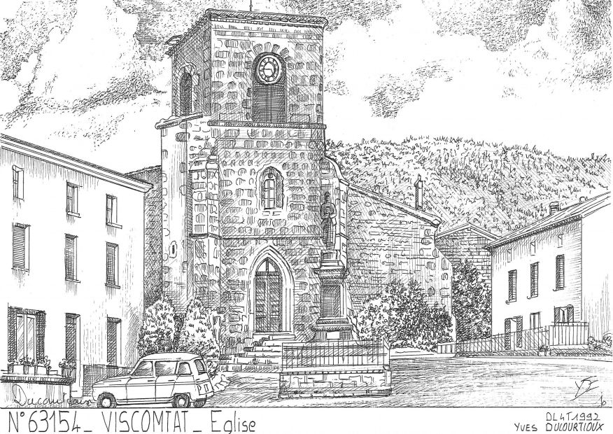 N 63154 - VISCOMTAT - église