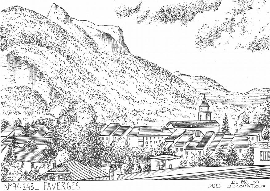 N 74248 - FAVERGES - vue