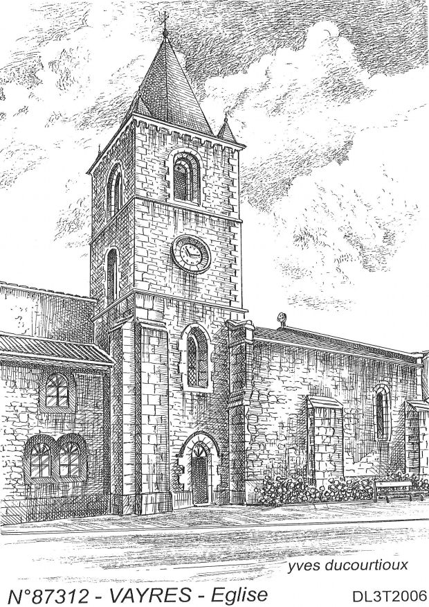 N 87312 - VAYRES - église
