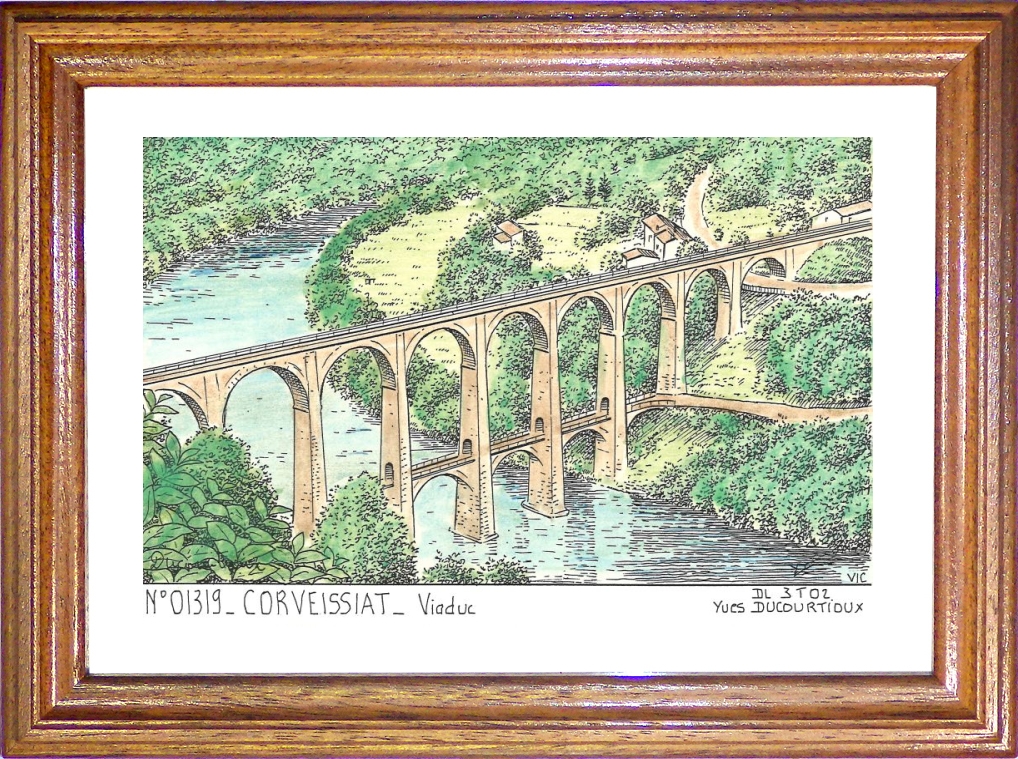 N 01319 - CORVEISSIAT - viaduc