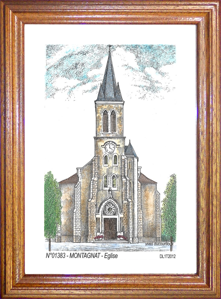 N 01383 - MONTAGNAT - glise