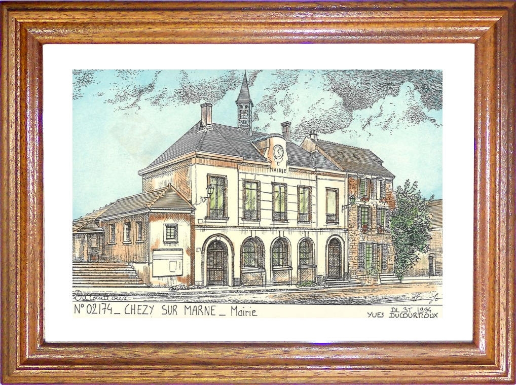 N 02174 - CHEZY SUR MARNE - mairie