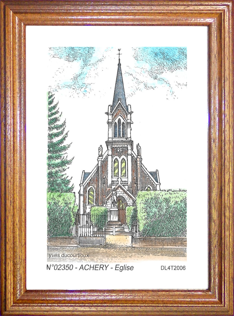 N 02350 - ACHERY - glise