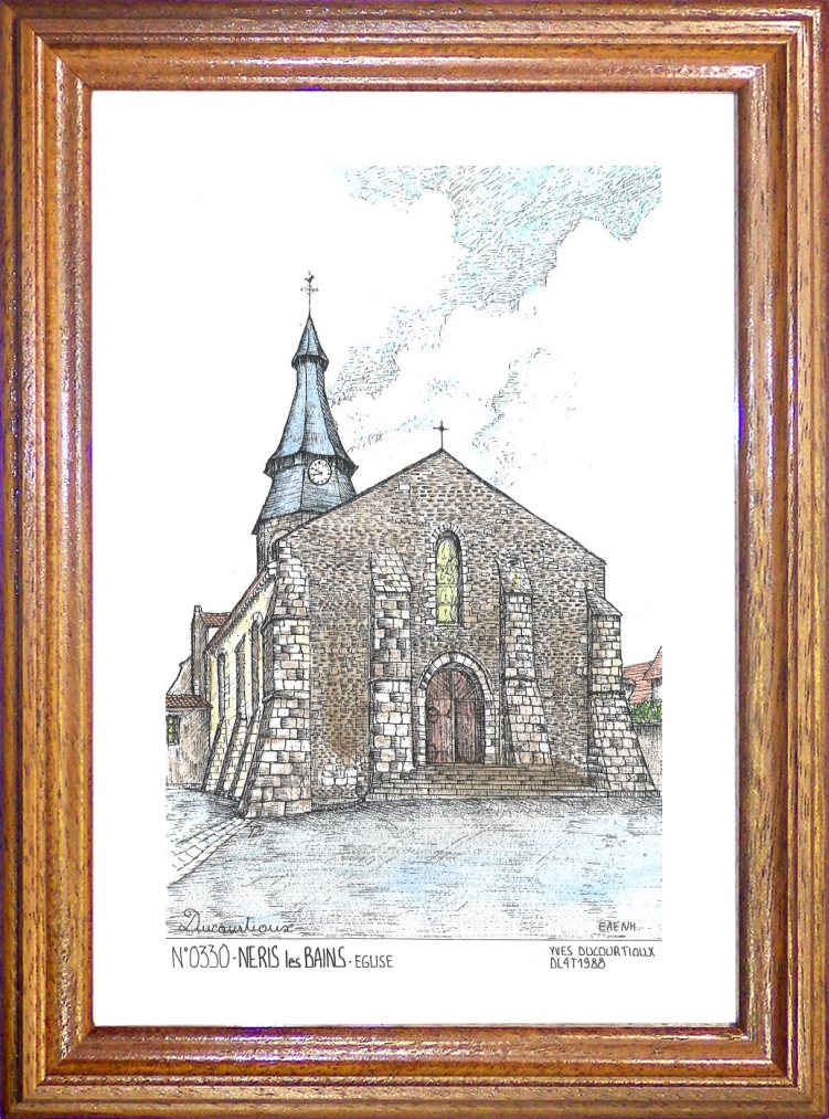 N 03030 - NERIS LES BAINS - glise