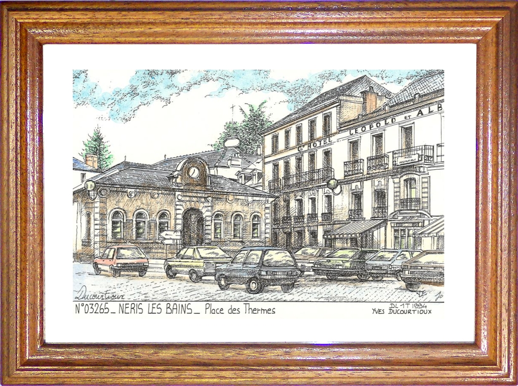 N 03265 - NERIS LES BAINS - place des thermes