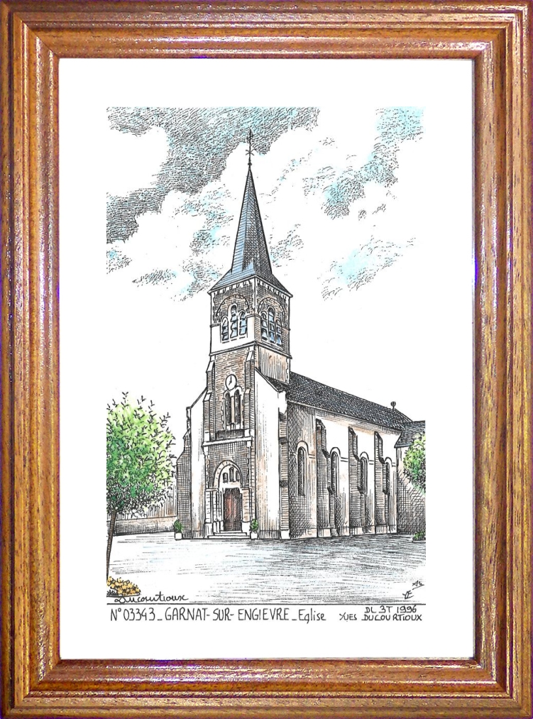 N 03343 - GARNAT SUR ENGIEVRE - glise