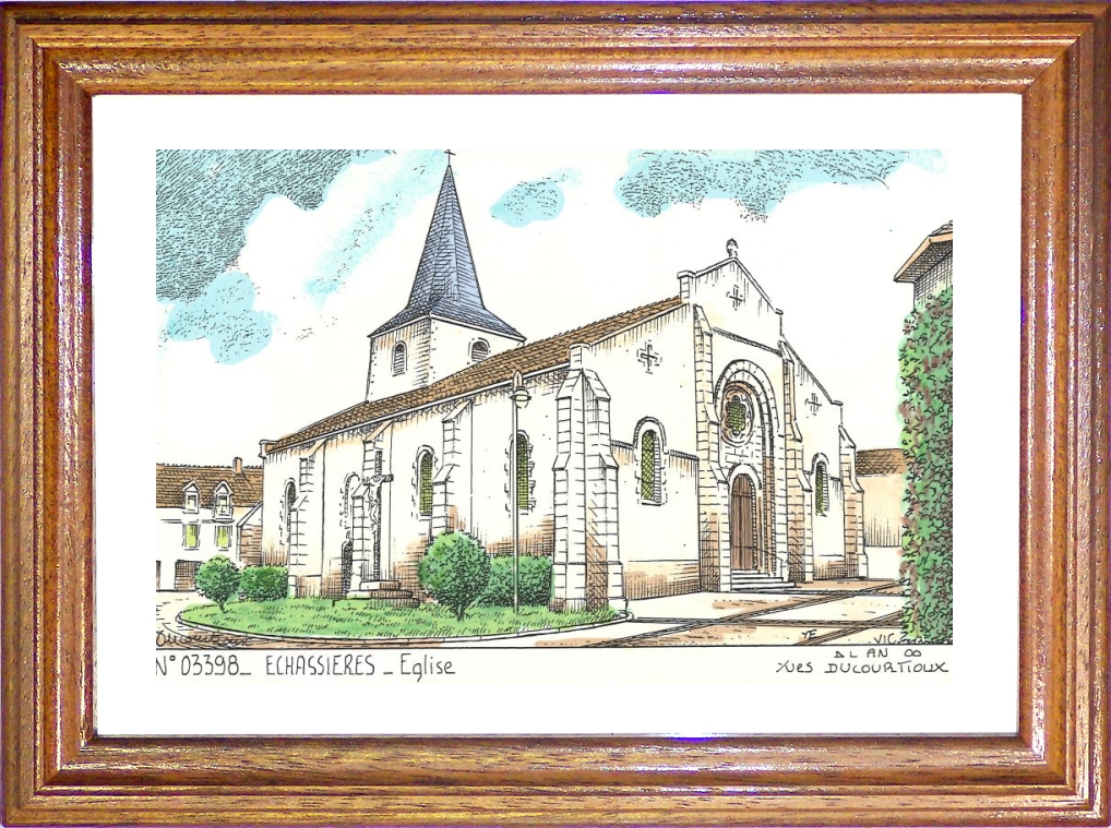 N 03398 - ECHASSIERES - glise