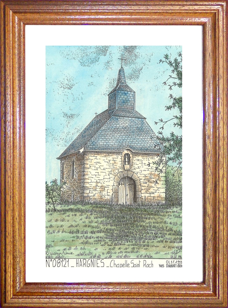 N 08121 - HARGNIES - chapelle st roch