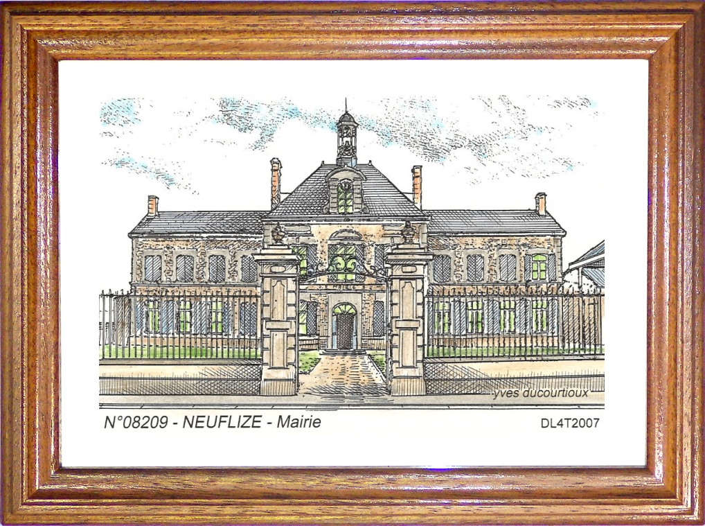 N 08209 - NEUFLIZE - mairie