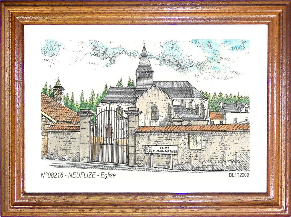 N 08216 - NEUFLIZE - glise