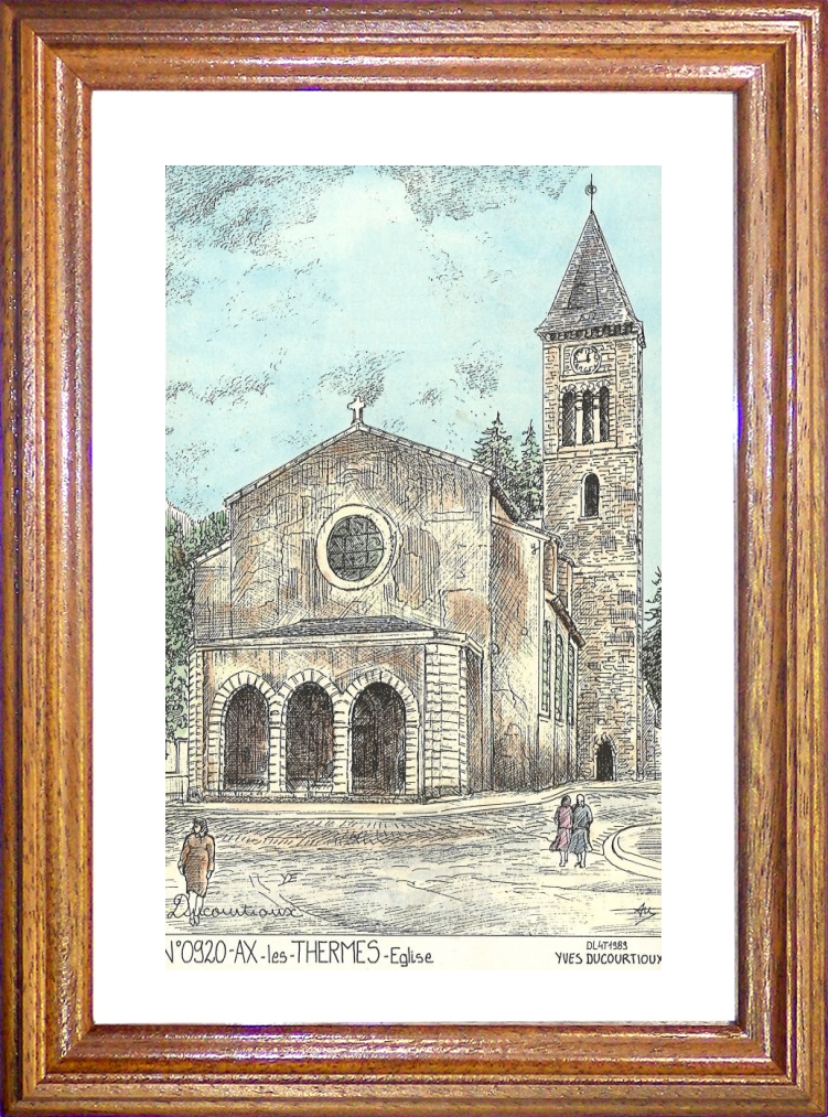 N 09020 - AX LES THERMES - glise