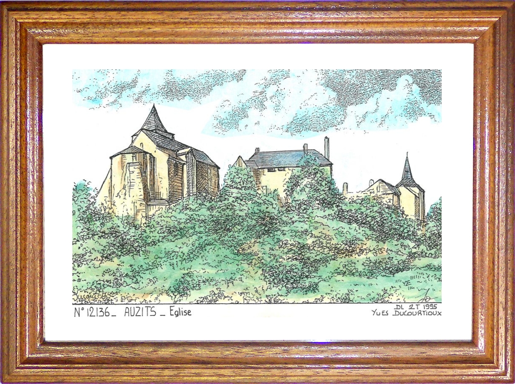 N 12136 - AUZITS - glise