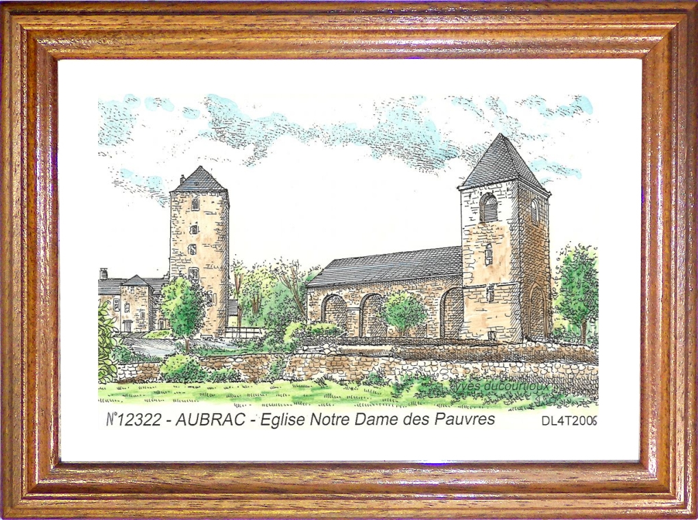 N 12322 - ST CHELY D AUBRAC - glise nd des pauvres aubrac