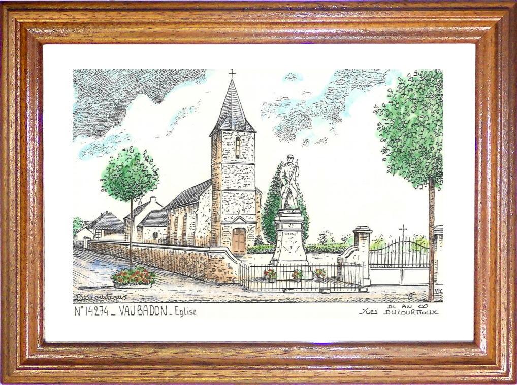 N 14274 - VAUBADON - glise