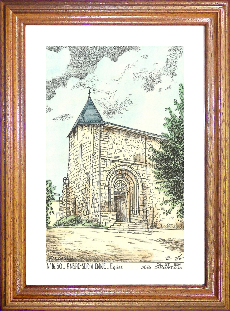 N 16150 - ANSAC SUR VIENNE - glise