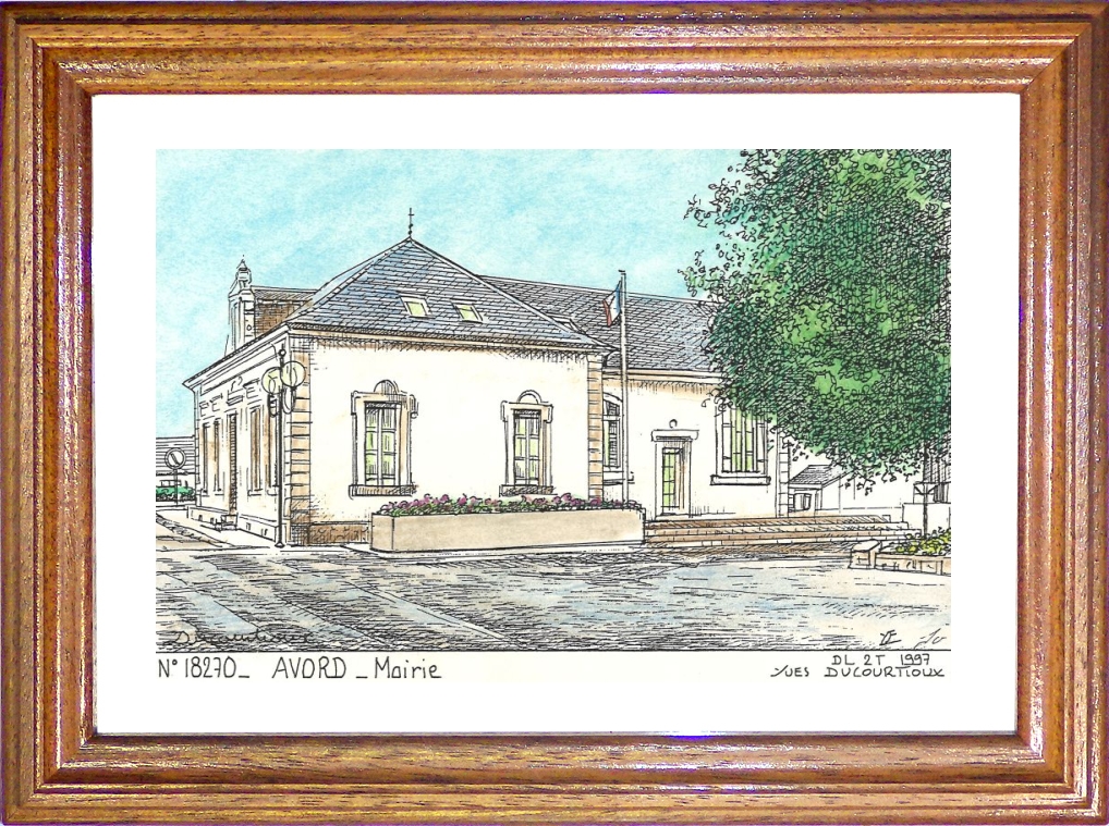 N 18270 - AVORD - mairie