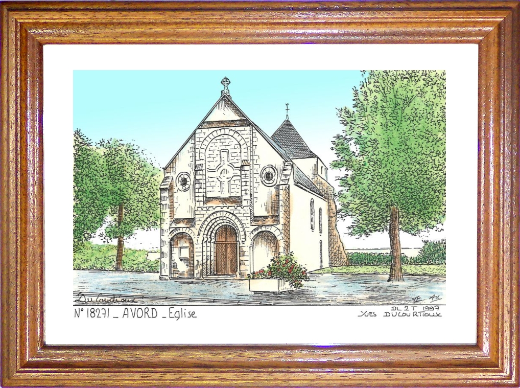 N 18271 - AVORD - glise