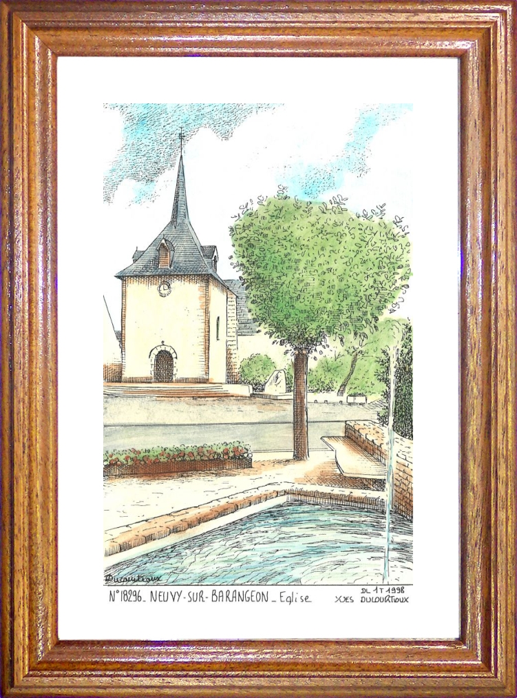 N 18296 - NEUVY SUR BARANGEON - glise