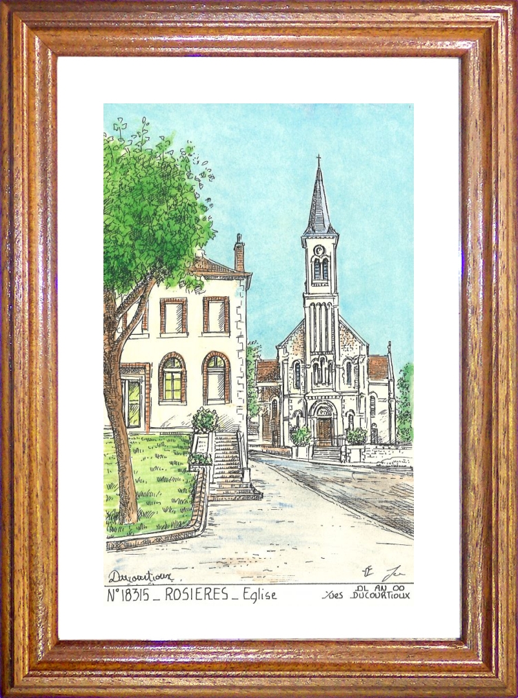 N 18315 - LUNERY - glise de rosires