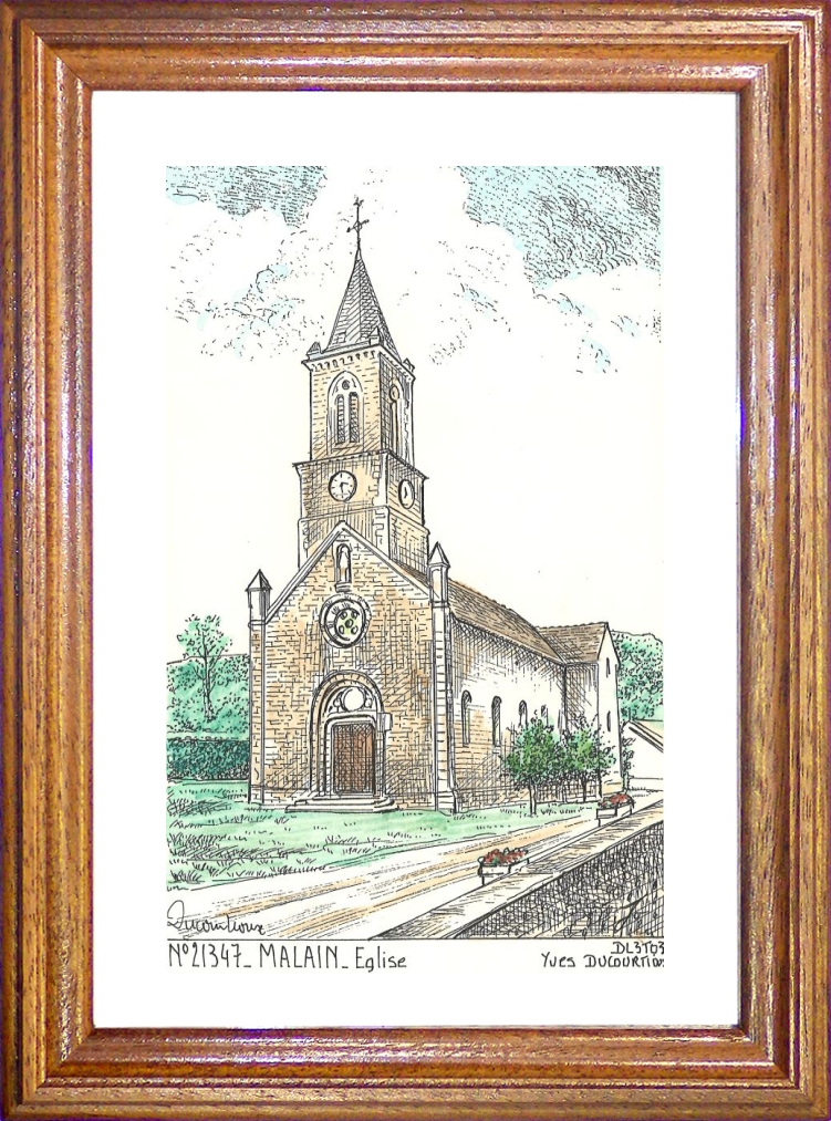 N 21347 - MALAIN - glise