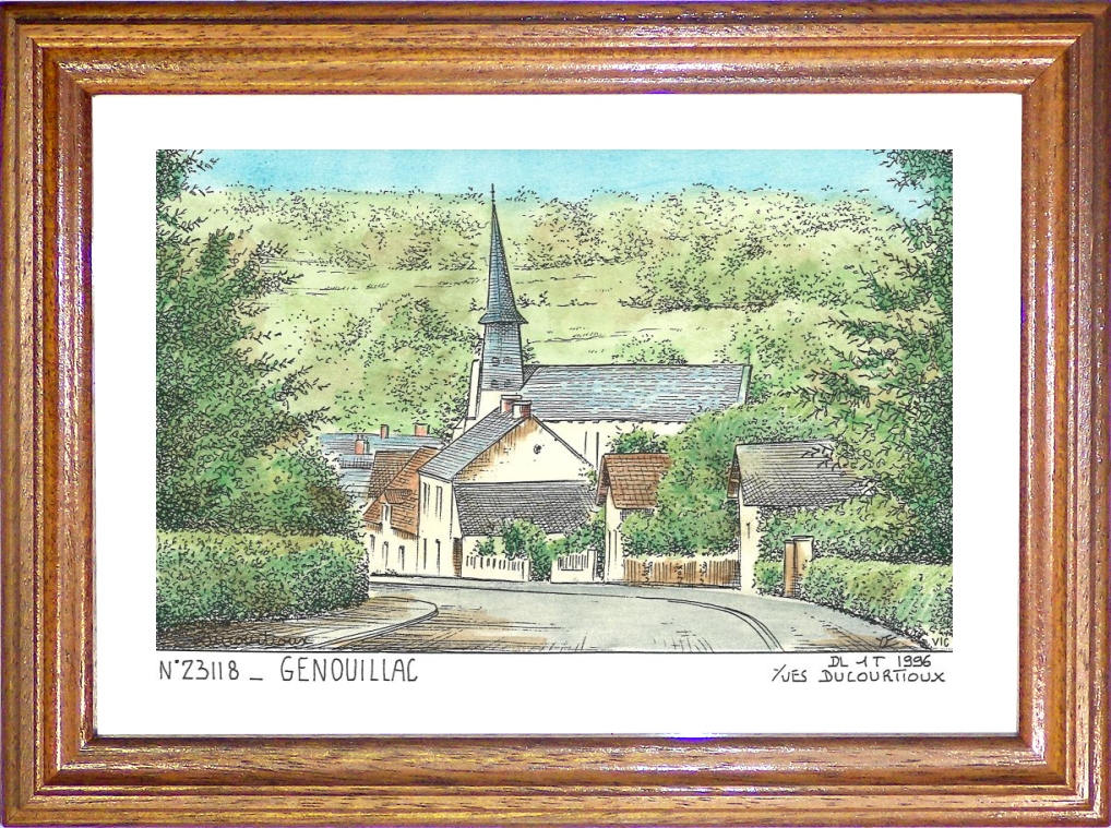 N 23118 - GENOUILLAC - vue