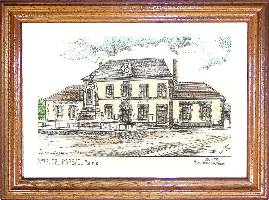 N 23208 - PARSAC - mairie